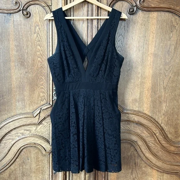 Free People Lovely in Love Romper Black - Picture 4 of 15